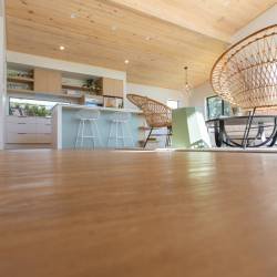 New Tauranga show home, beautiful timber ceiling, modern family home design - Fraemohs Bay of Plenty
